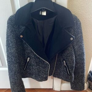 H+M Divided winter biker style jacket